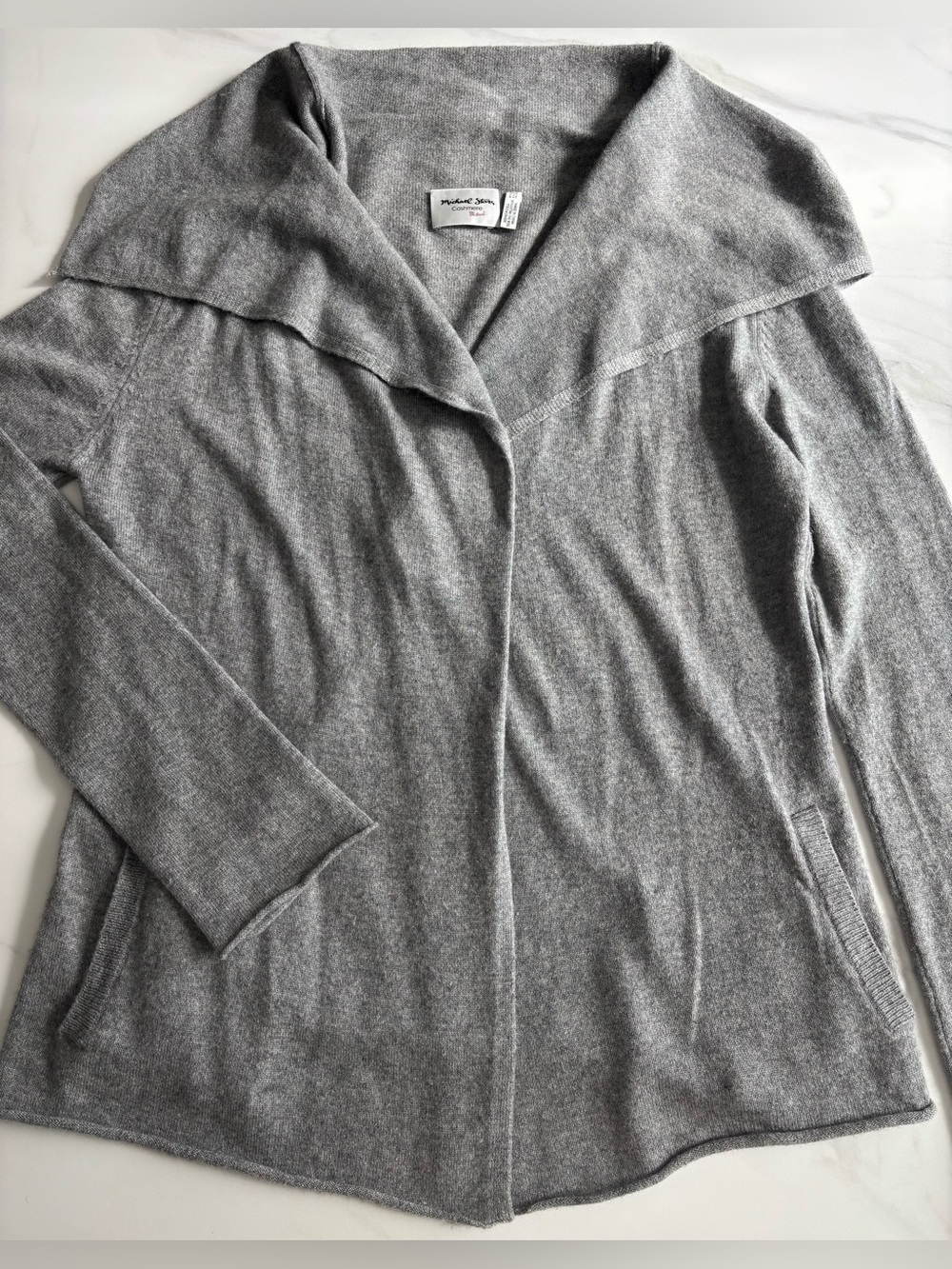 Michael Stars Gray Cashmere Blend Sweater